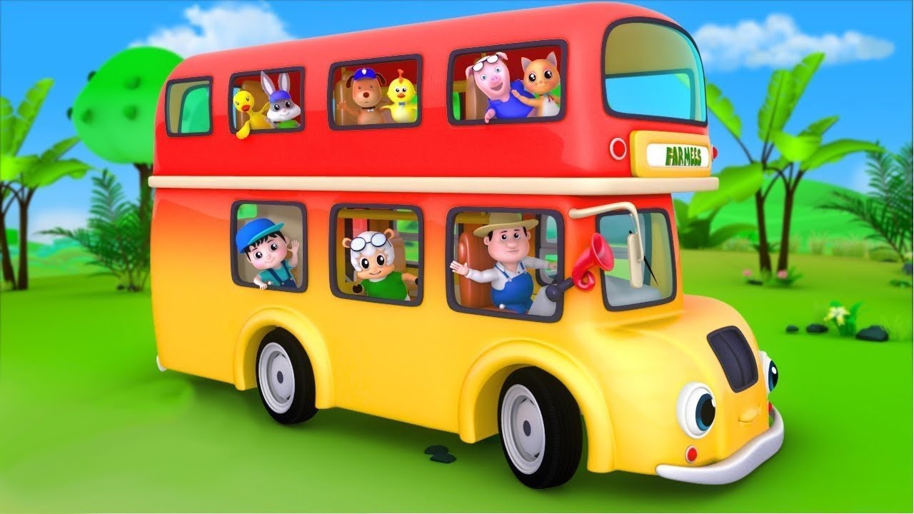 as rodas do onibus em portugues | rimas de berçário | Wheels On The Bus