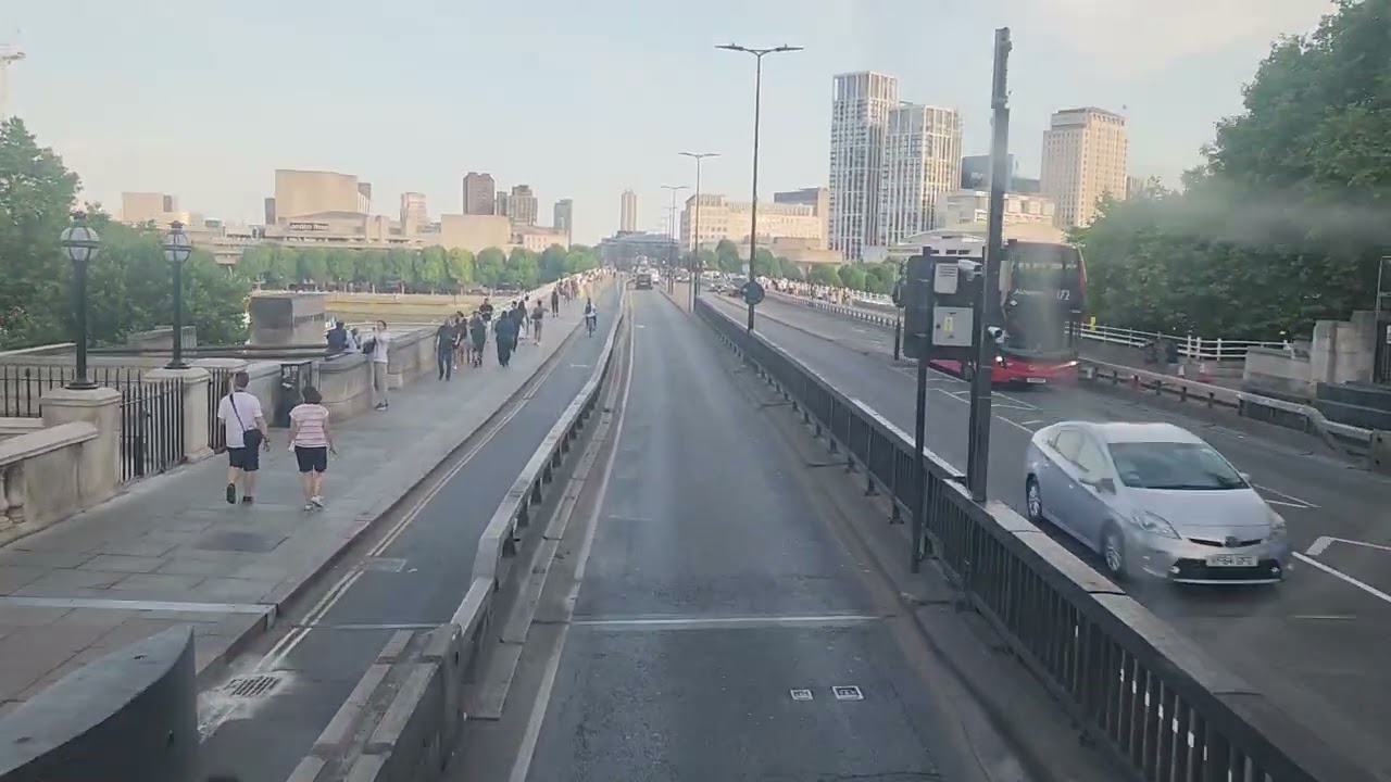 London Bus ride-City Life