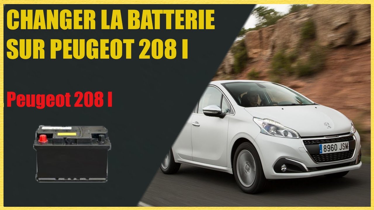 Changer la batterie sur Peugeot 208 1 1.4HDI - Tutoriel