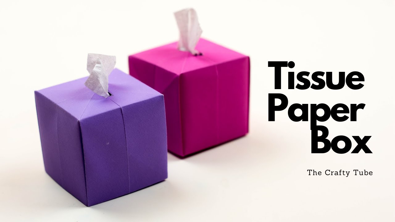 Easy Origami Tissue Box | How To Make An Origami Tissue Paper Box | DIY