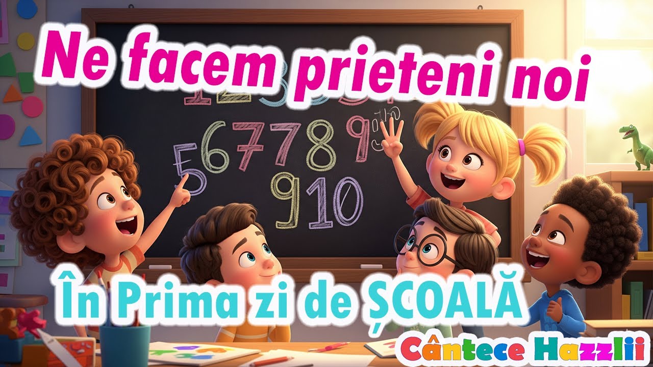 Prima Zi de Scoala 🎒 Vine toamna si incepe Scoala 📚 Cântec vesel pentru copii 👧🧒 Prieteni la Școală
