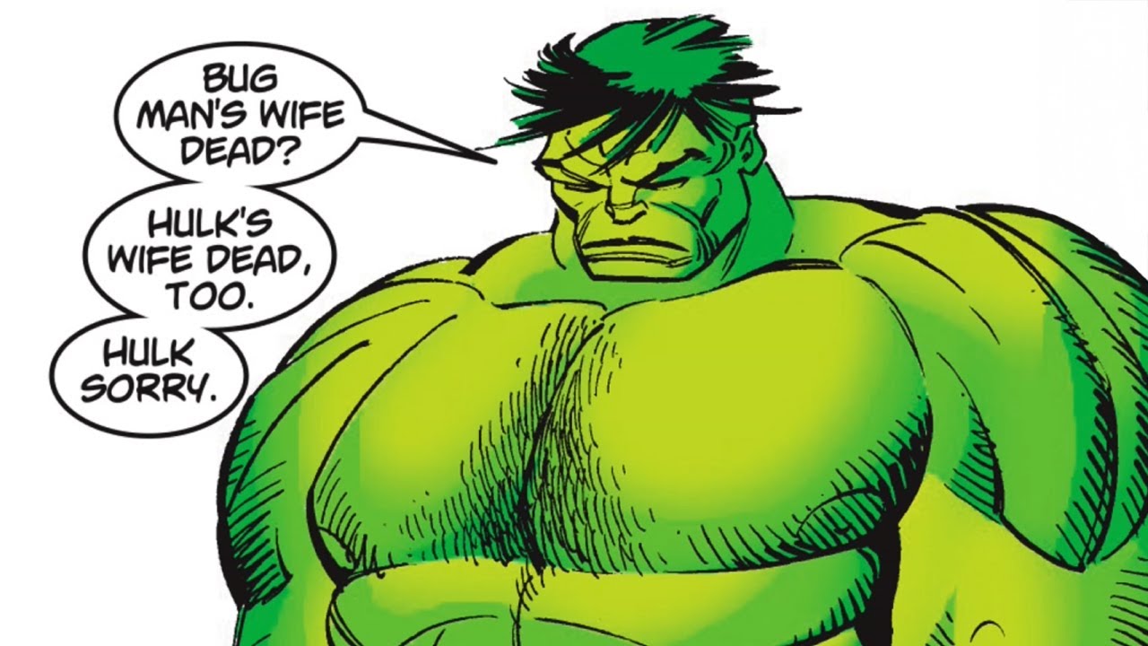 The Hulk feels sorry for Spider-Man
