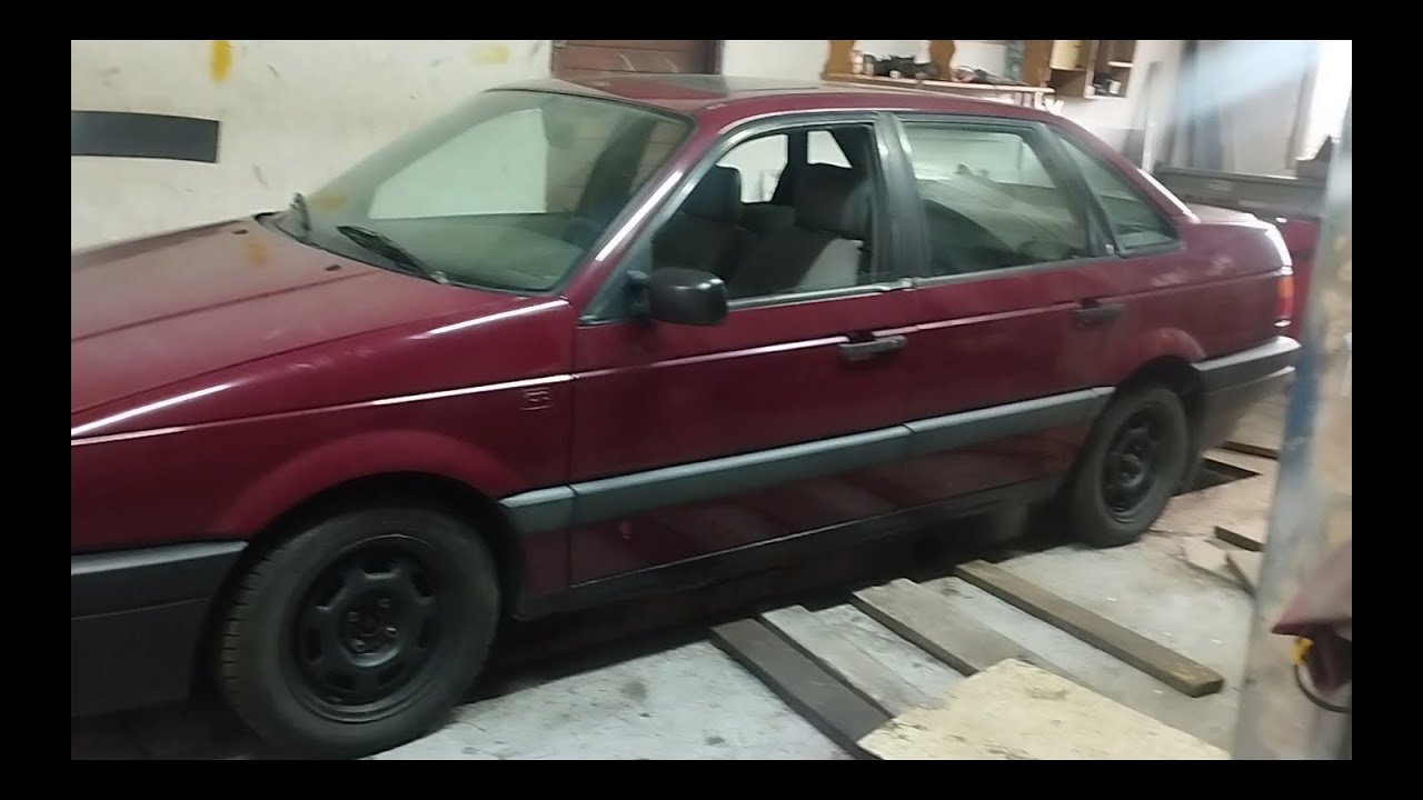VW passat b3 czyli szybka wymiana progów w pięknym youngtimerze/gruziku