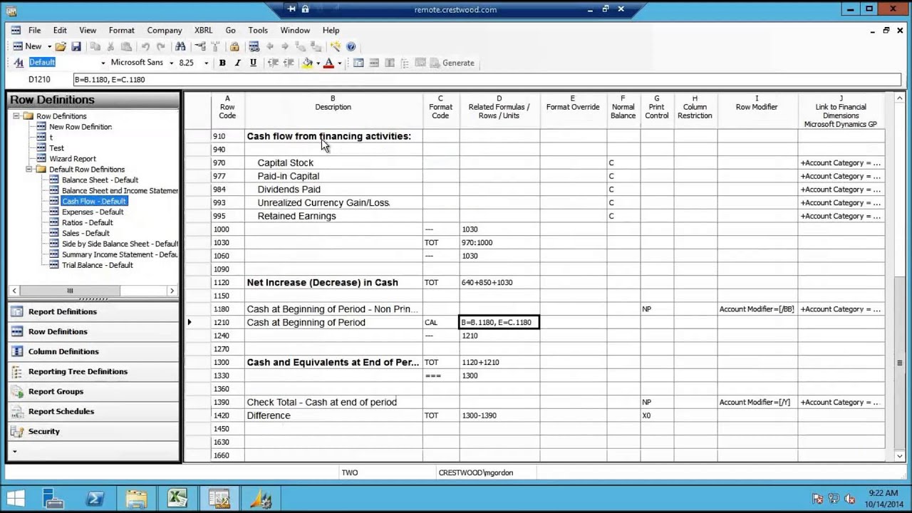 Advanced Topics in Management Reporter