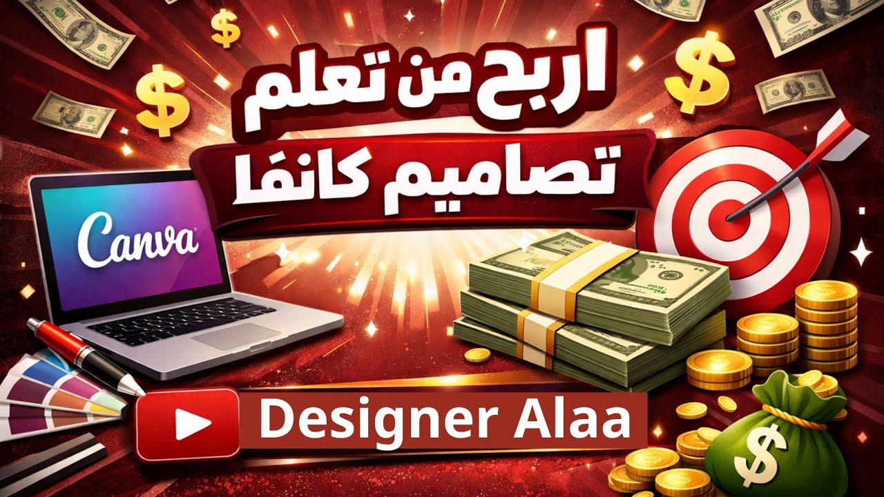لو عايزة تتعلم/ي التصميم بسهولة ومن غير برامج معقدة، الفيديو ده هيخلك توصل للأول كلينت