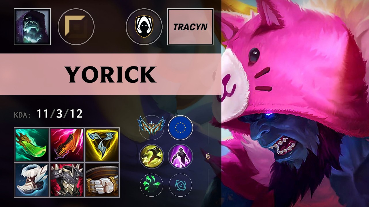 (TH Tracyn) Yorick Top vs Olaf - EUW Challenger Patch 26.14