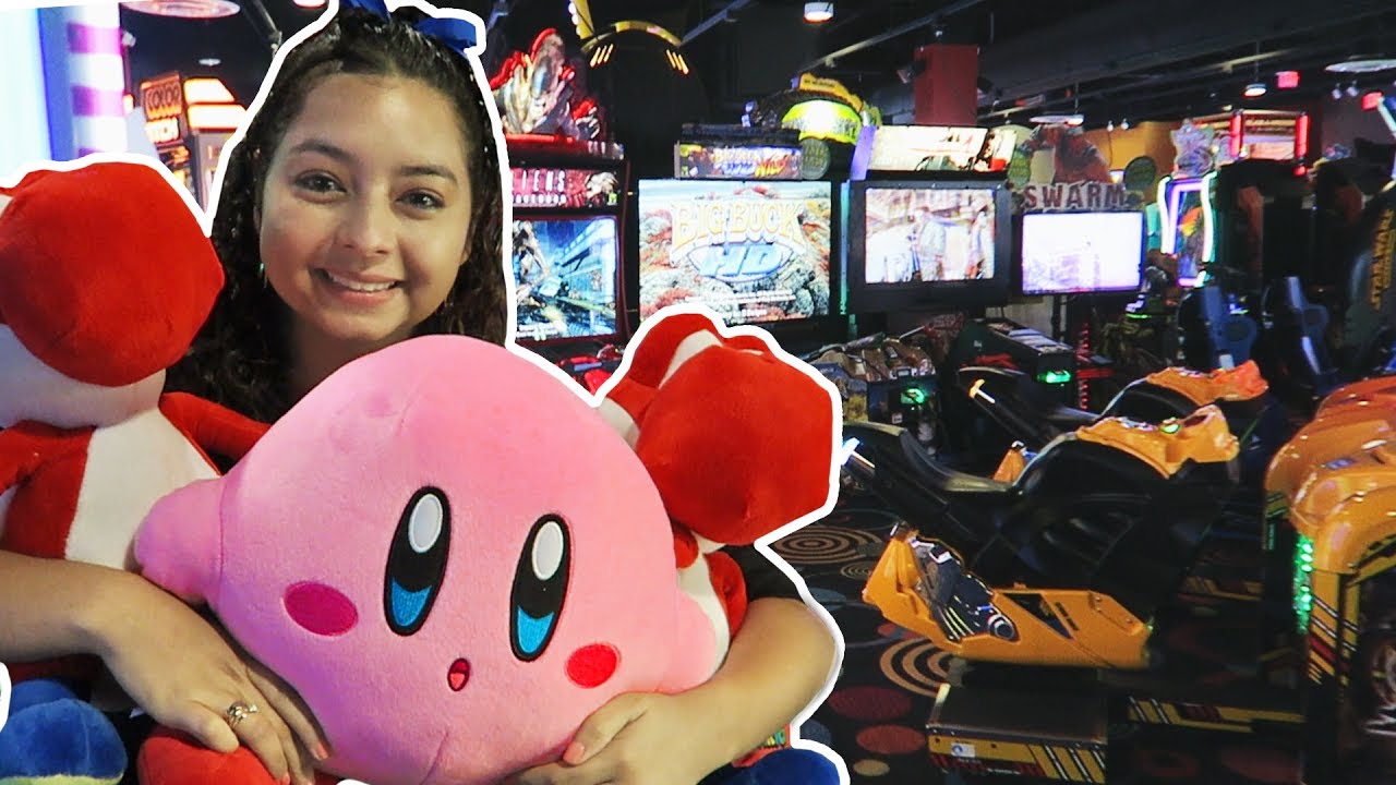 Having a blast at Round 1 Arcade!