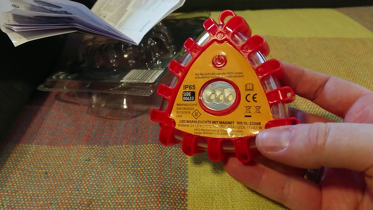 ALDI (Nord) LED Warnleuchte: hands-on und die kleinen, großen Tücken