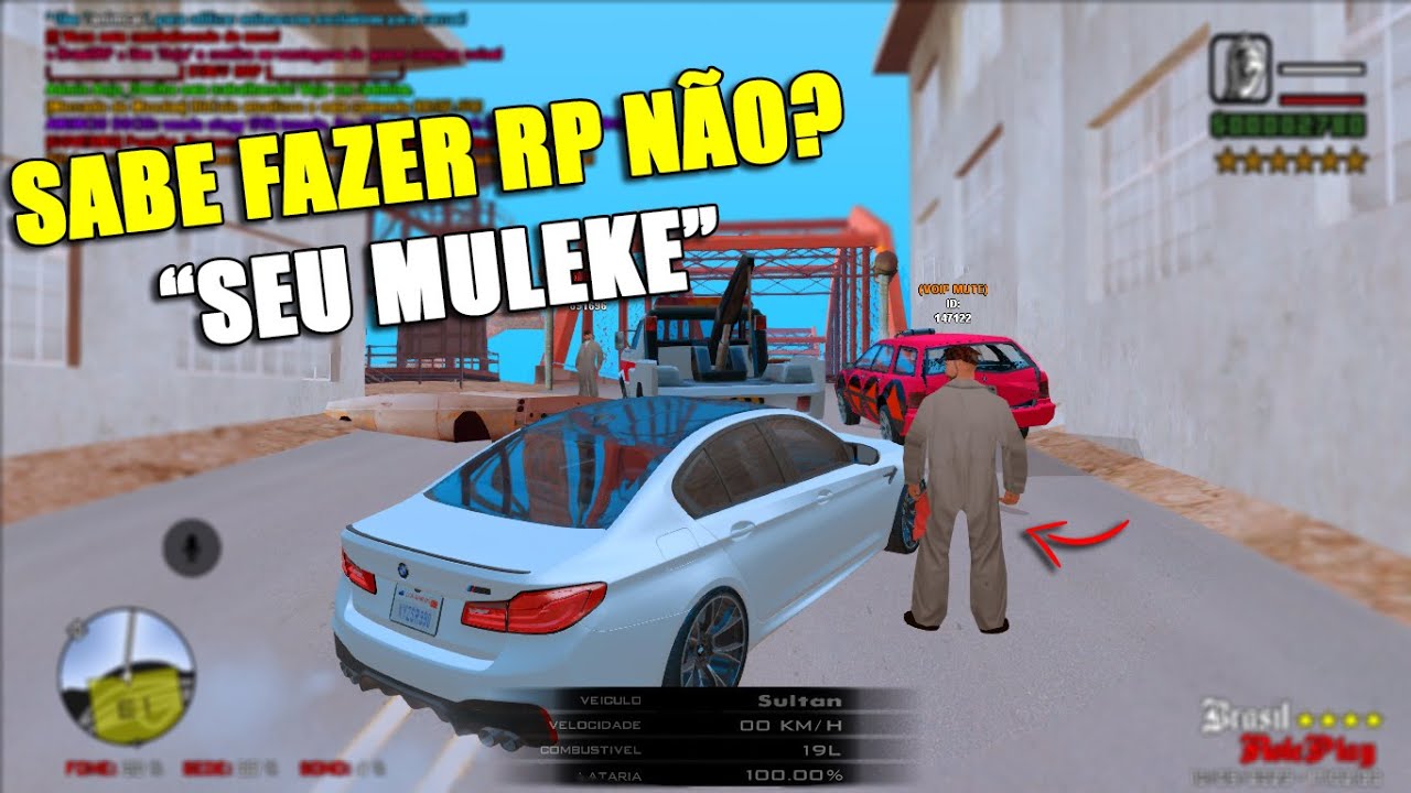 QUAL É O SENTIDO DO RP PRA ESSE MULEKE? - GTA SAMP ANDROID E PC