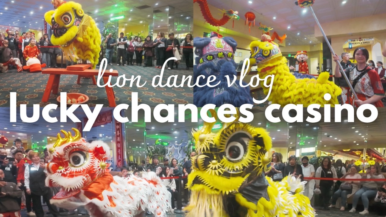Lion Dance at Lucky Chance Casino | Firecrackers, Eye Dotting Ceremony & Choy Cheng Vlog