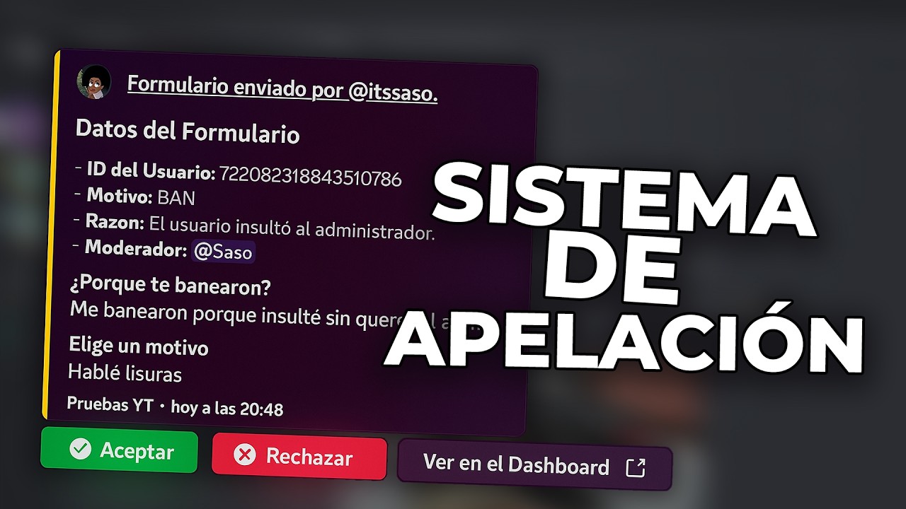 ✅ ¡Cómo HACER un SISTEMA de APELACIONES en DISCORD!