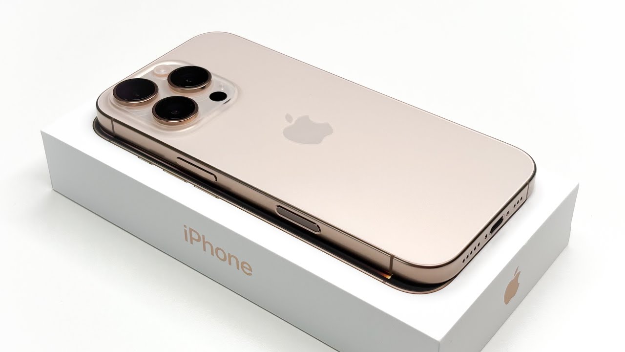 iPhone 16 Pro DESERT TITANIUM | Unboxing + Gaming Test | ASMR