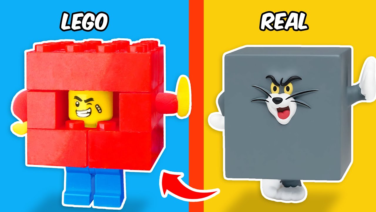 I Remade Tom and Jerry as LEGO Cursed Minifigures | FUNZ Bricks