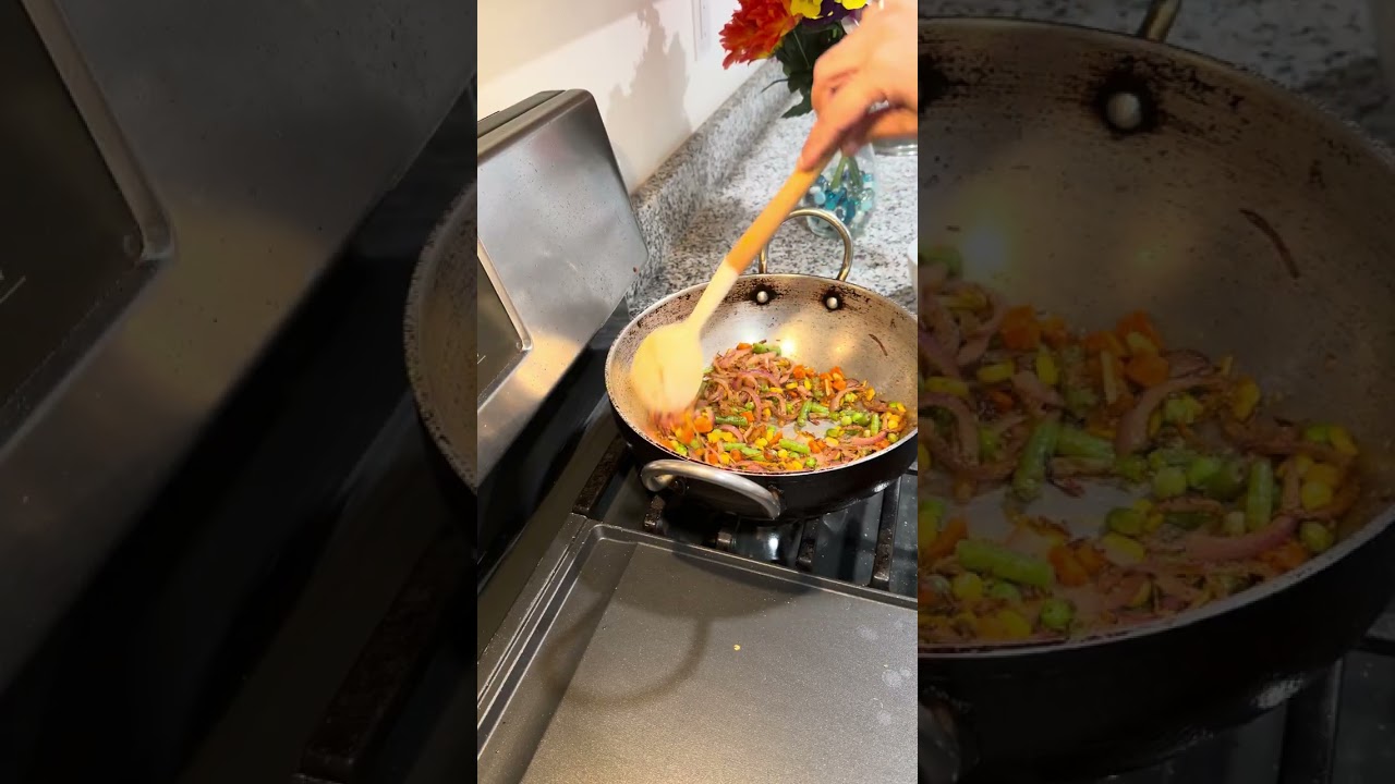 “ Easy Mix Vegetables Rice ! Quick & Healthy Home Recipes 🍚🥕😋