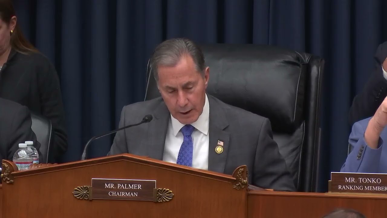 Chairman Palmer Delivers Opening Statement at Hearing on Legislative Proposal to Modernize TSCA