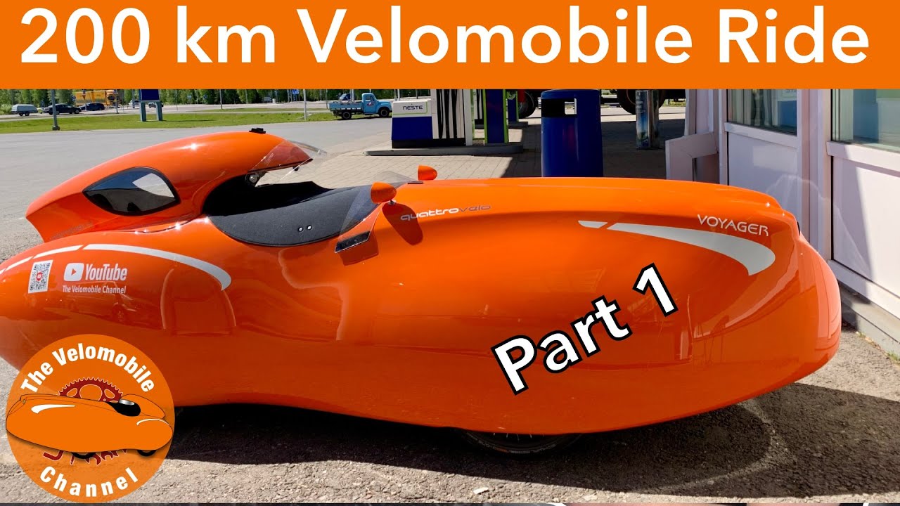 200 km Quattrovelo Velomobile Ride - Part 1