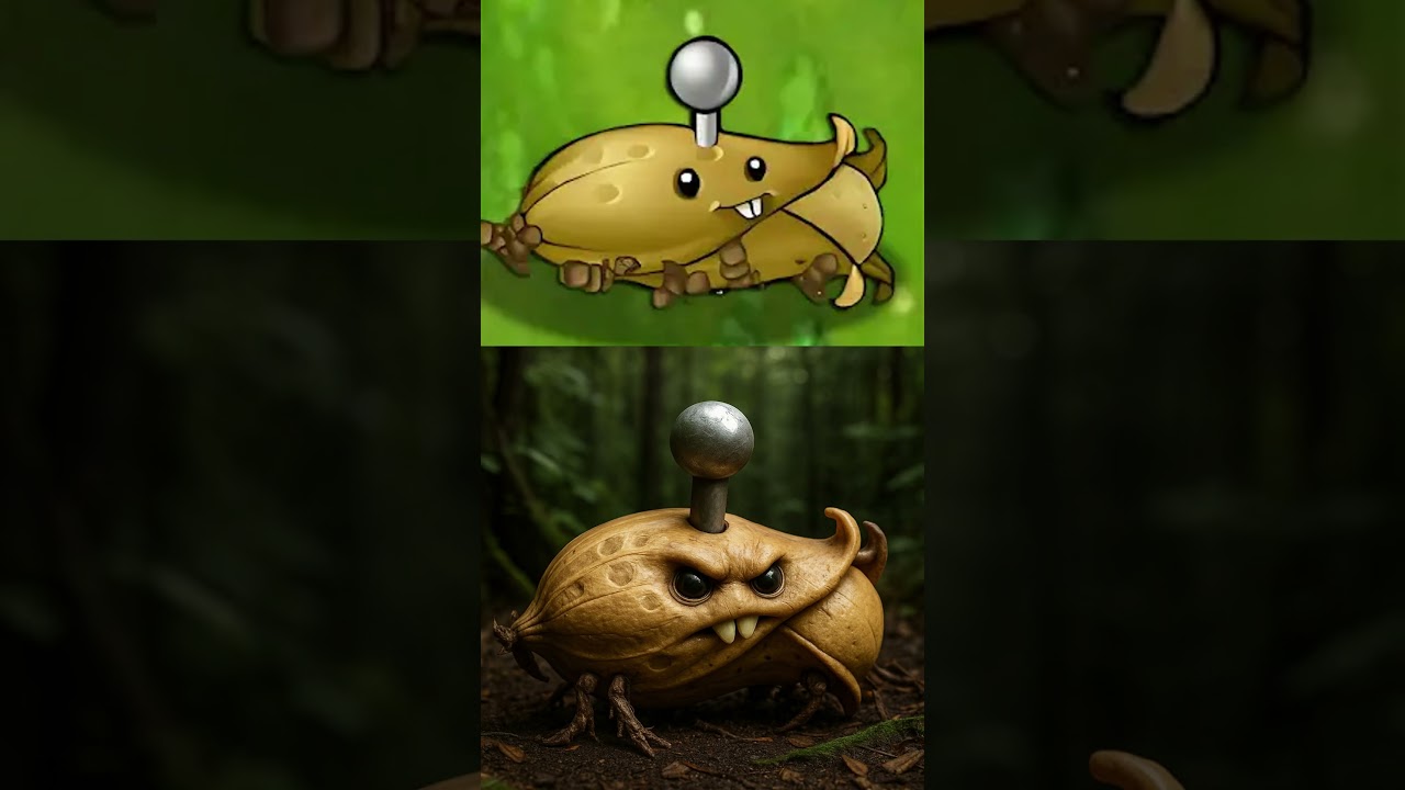 PVZ Fusion Anime vs Real Life 
