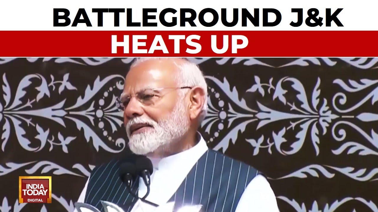 BJP's 'Mission J&K' Begins: PM Modi Hits Campaign Trail In Jammu Kashmir's Doda | India Today News