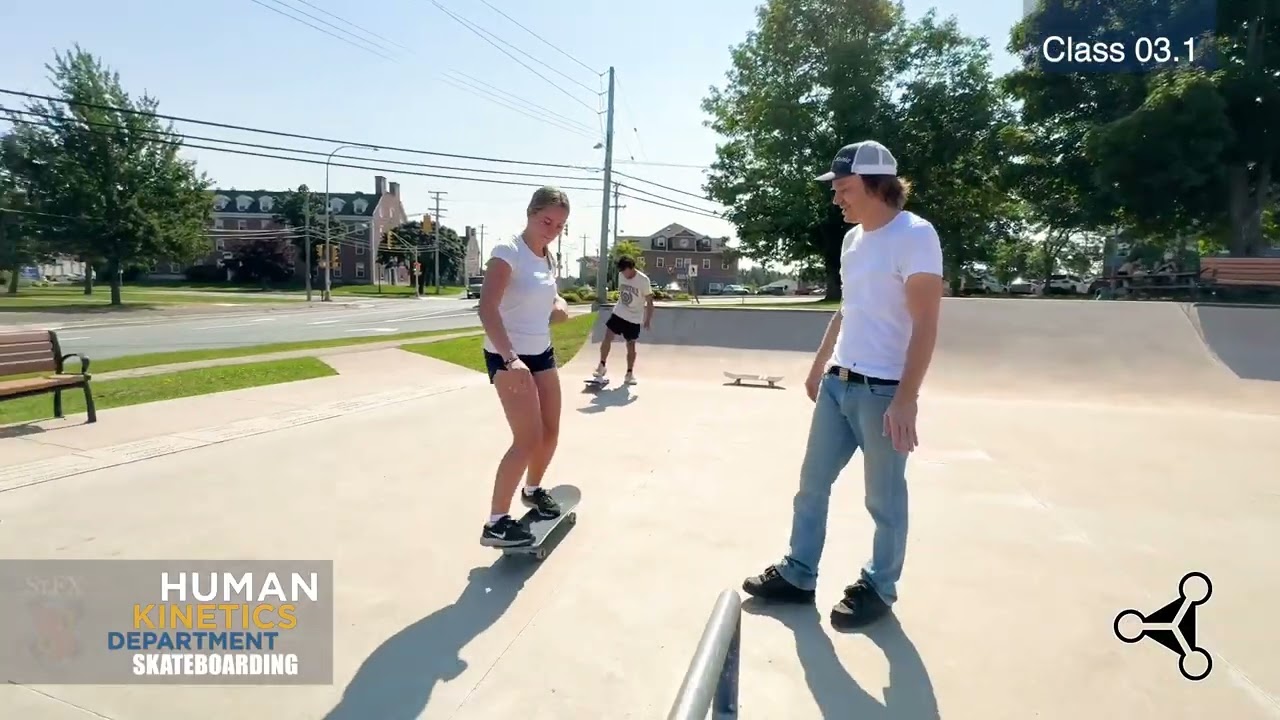 StFX University Human Kinetics Skateboarding 2024 - Class 03.1