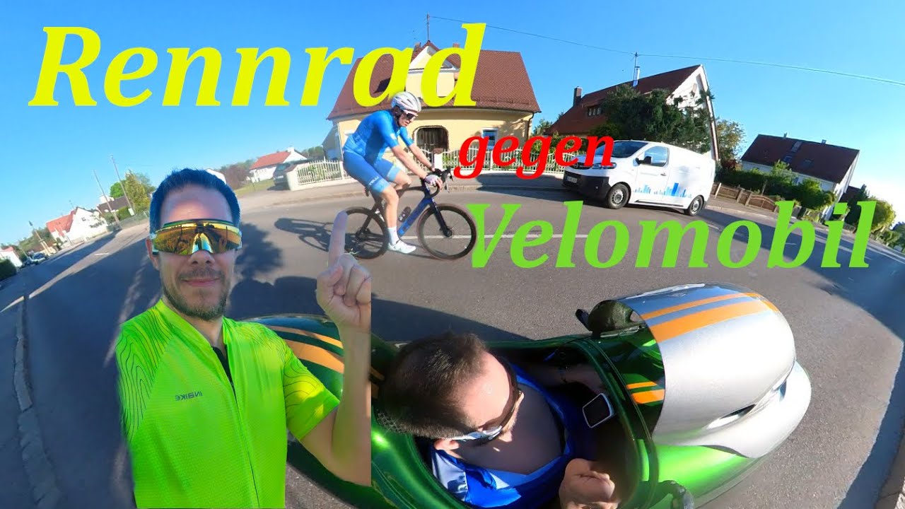Rennrad vs. Velomobil - 