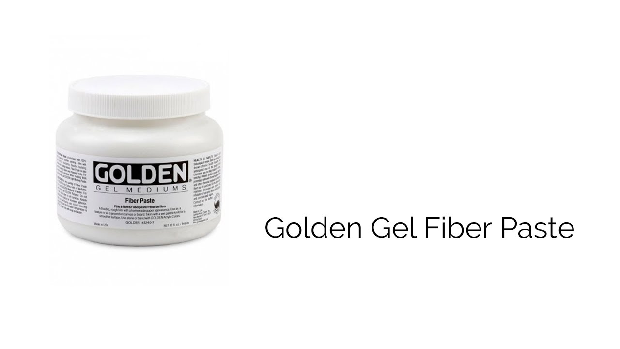 Cheap Joe's 2 Minute Art Tip - Golden Gel Fiber Paste