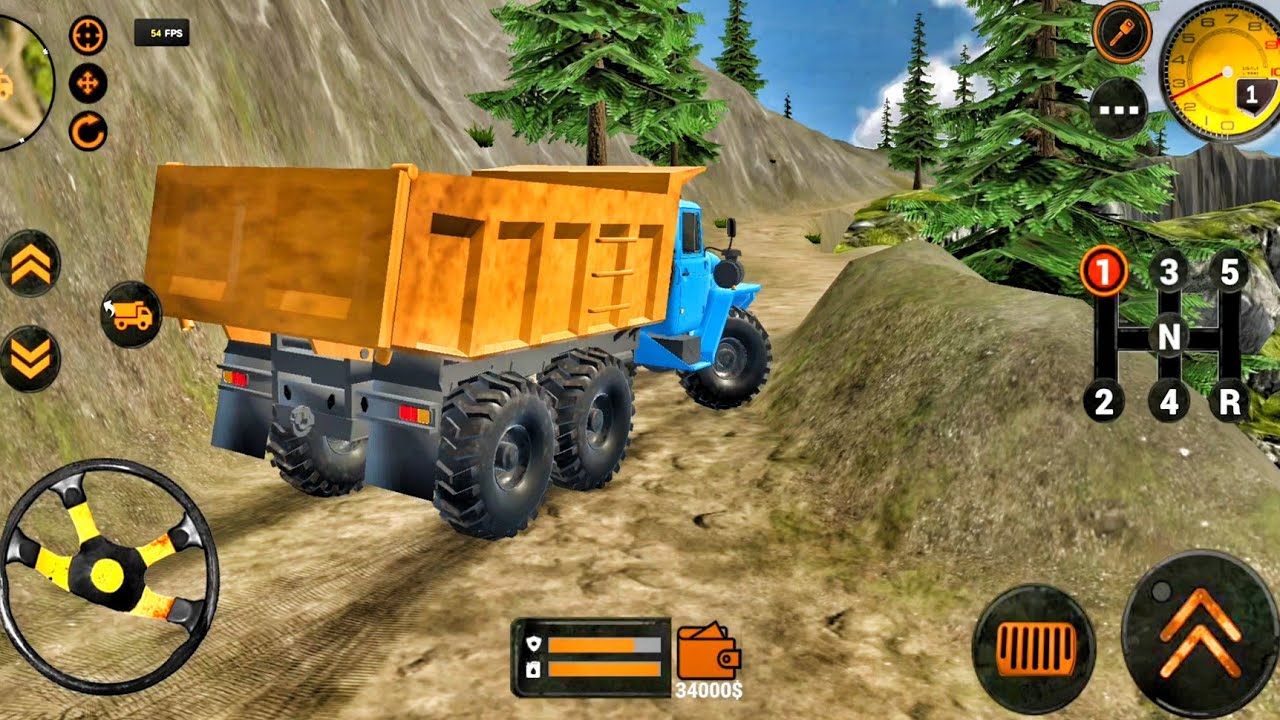 Backhoe Loader JCB Simulator Gameplay - Indian Vehicles JCB Truck Driving - Android Gameplay