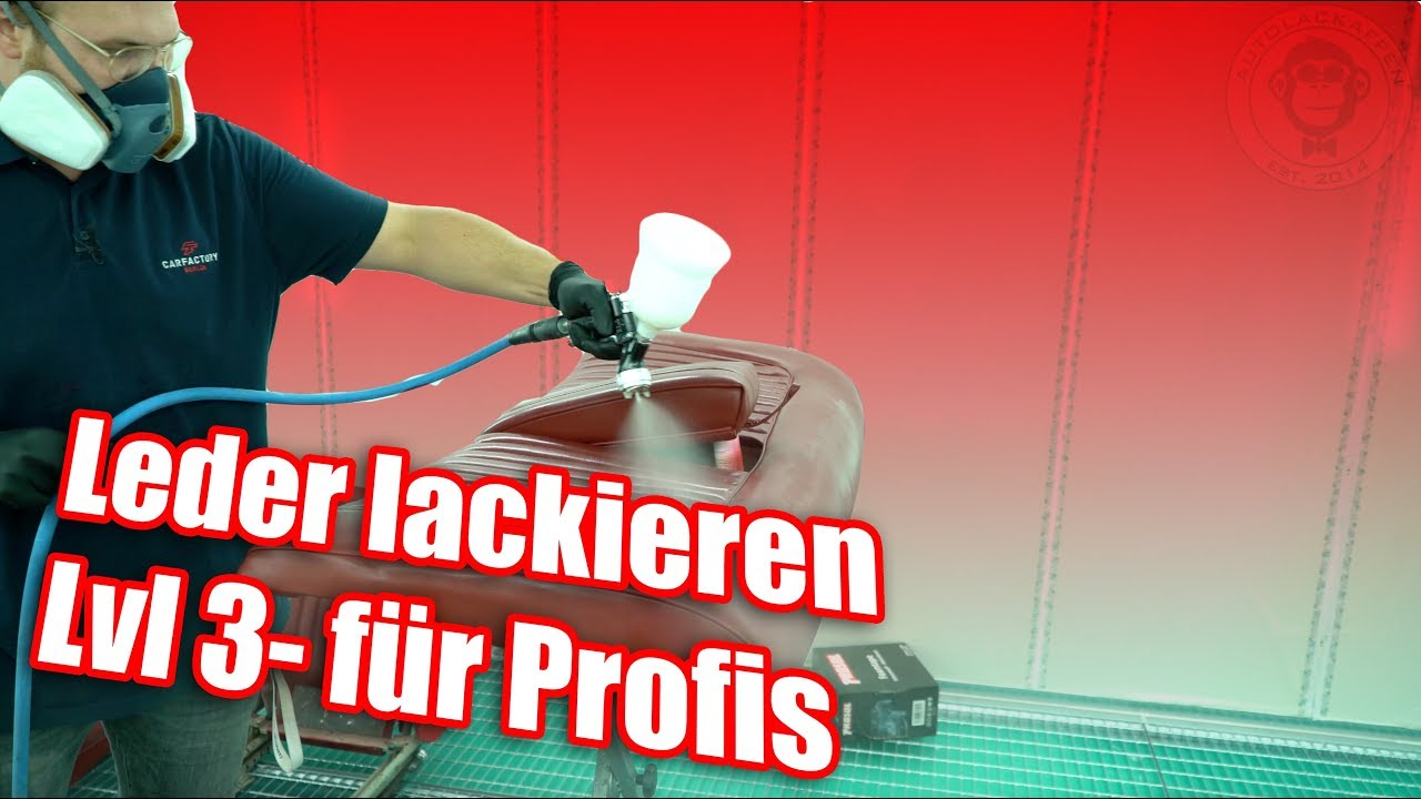 Leder Restaurieren & Lackieren - Lvl 3 für Profis | Colourlock | AUTOLACKAFFEN | Anleitung DIY