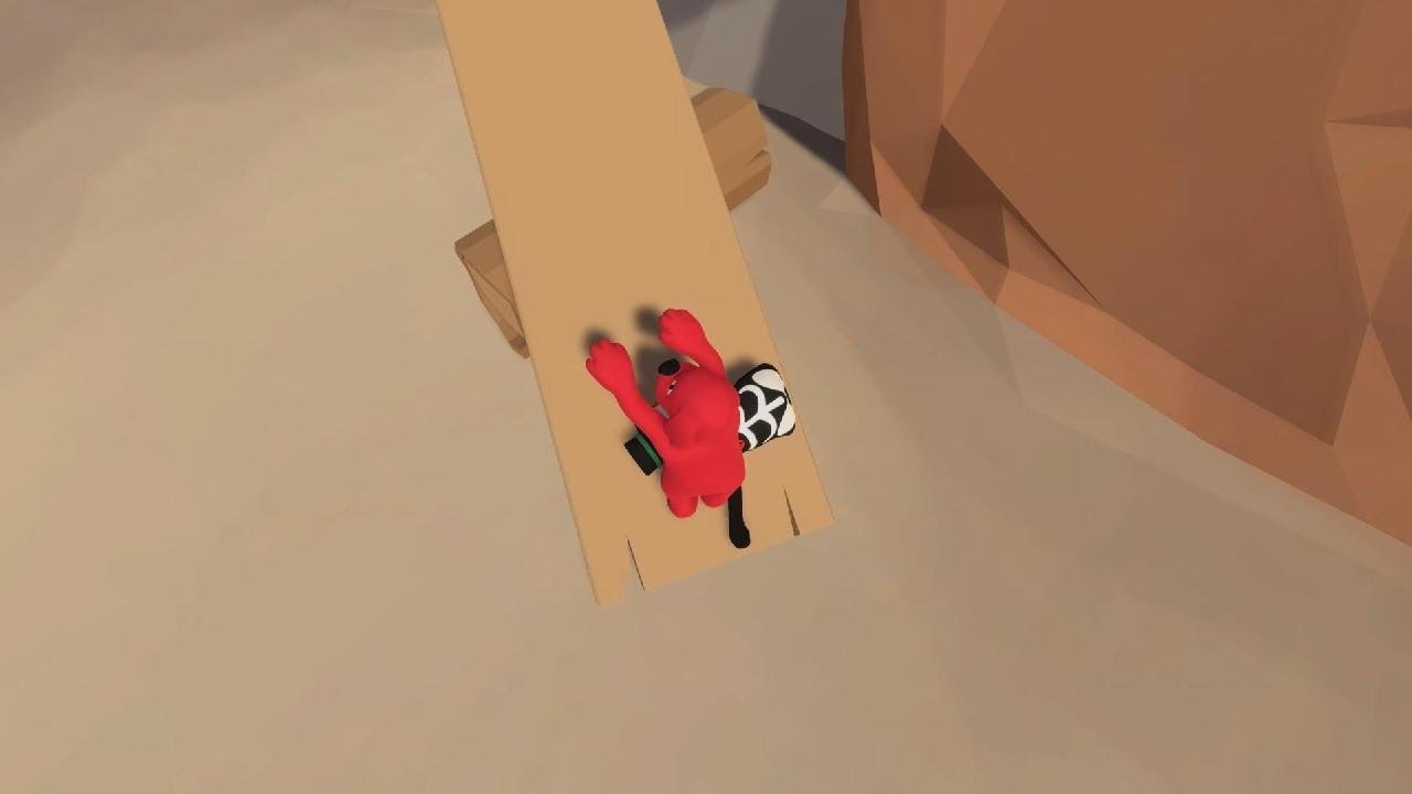 Human Fall Flat with my brother and sister