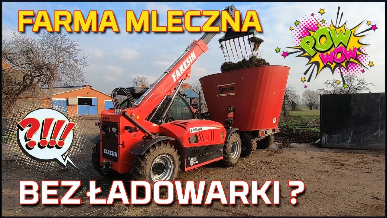 FARMA MLECZNA 👉 bez ładowarki teleskopowej ? Czy da radę funkcjonować? 👉 Faresin 6.26 [Korbanek]