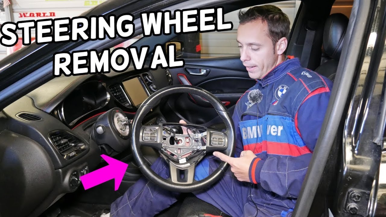 DODGE DART STEERING WHEEL REPLACEMENT REMOVAL