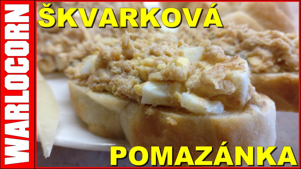 Škvarková pomazánka s vejci