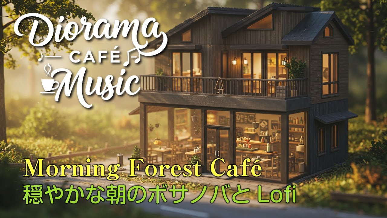 Morning Forest Café - 癒しのボサノバとLofi音楽で迎える穏やかな朝｜Diorama Cafe Music