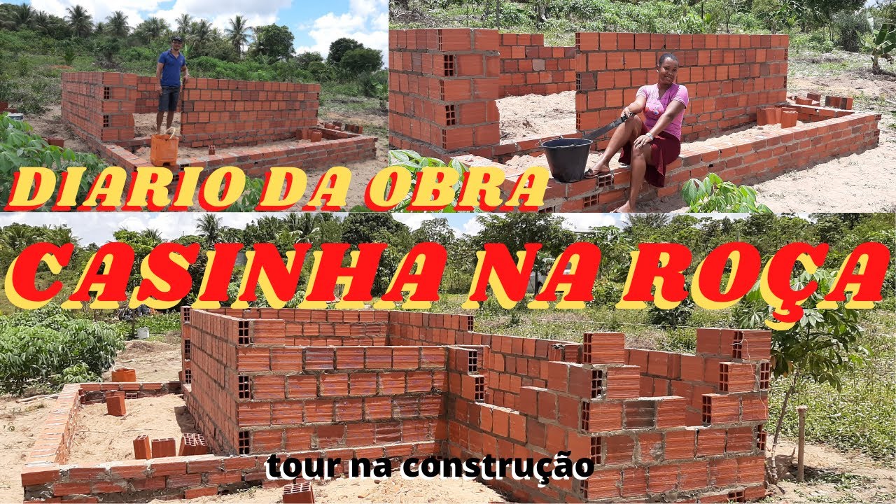 TOUR NA CONSTRUÇÃO DA CASA DA ROÇA/SITIO SIMPLES E BONITO+ PATY MIRANDA DIARIO DA ROÇA|SITIO DO ZERO