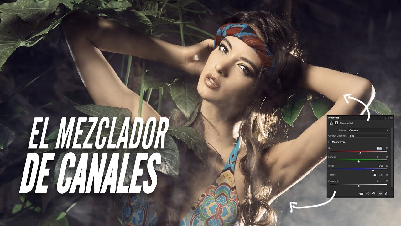 Mezclador de canales - Cómo funciona, ajustes Creativos de Color