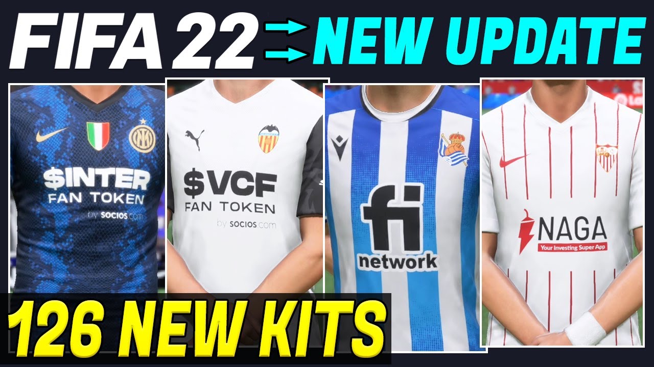 FIFA 22 NEWS | ALL 126 NEW UPDATED KITS IN TITLE UPDATE #4