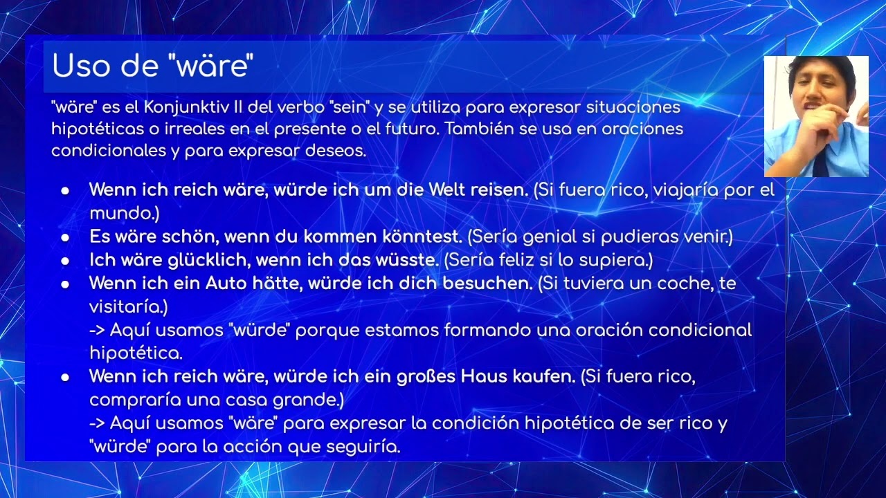 ¿Cuándo usar „wäre“ y cuándo „würde“ en alemán? 🇩🇪 | Explicación Fácil (B1)
