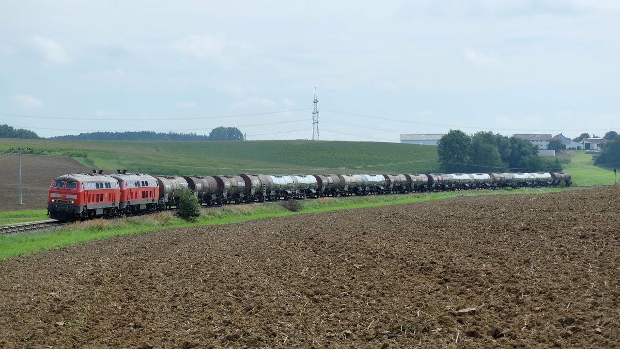 Historische und aktuelle Aufnahmen aus dem Dieselparadies M&uuml;hldorf mit V160, V100, 159 uvm.