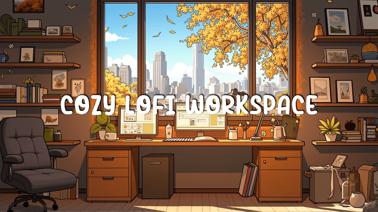 Cozy Lofi Workspace 📚 Chill Vibes ️🎶 Deep Focus to Study / Work / Relax with Lofi Hip Hop Music