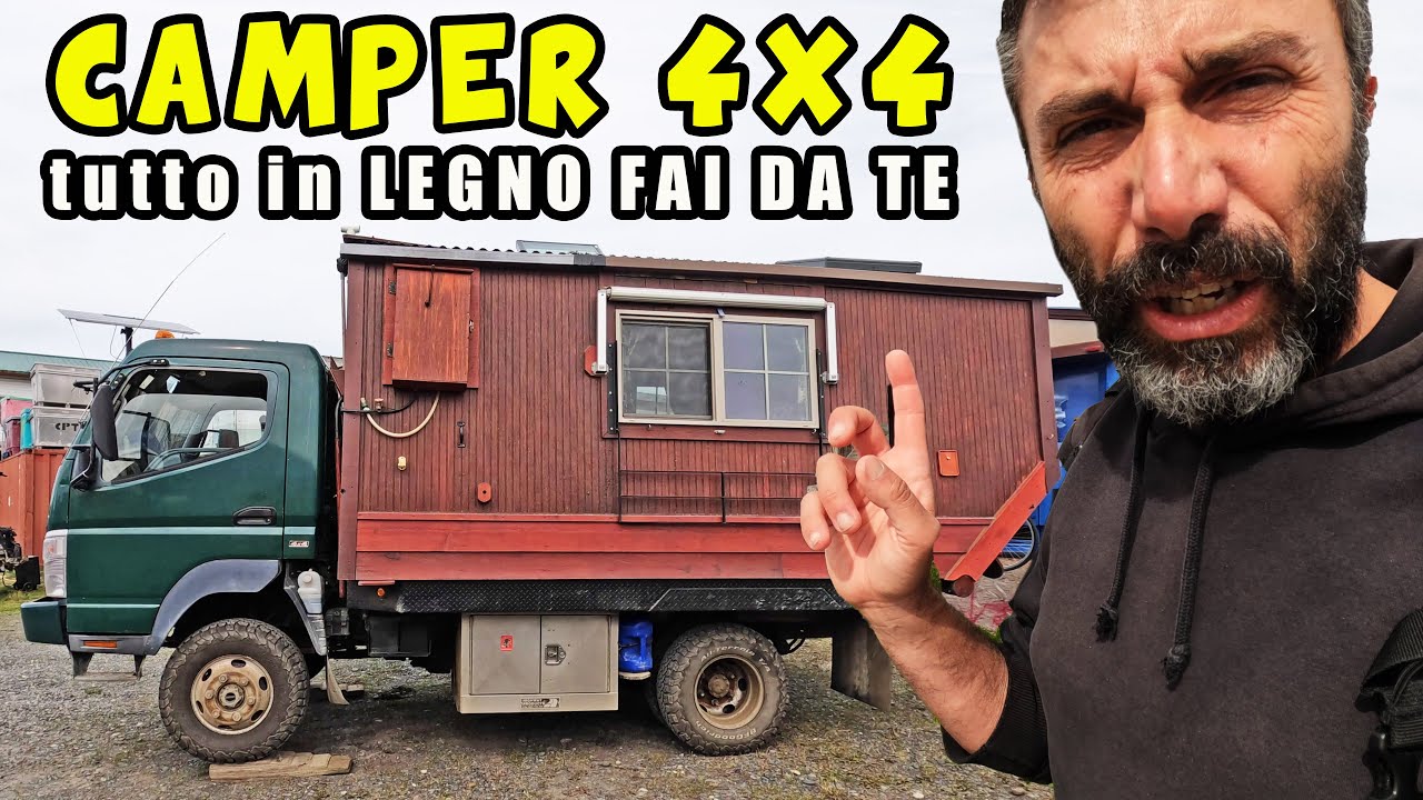 Un CAMPER 4x4 INCREDIBILE 😵 TUTTO IN LEGNO 😵 Homer Alaska