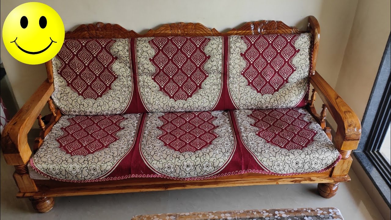 Unboxing Wooden Sofa Cover set || Best Sofa Cover