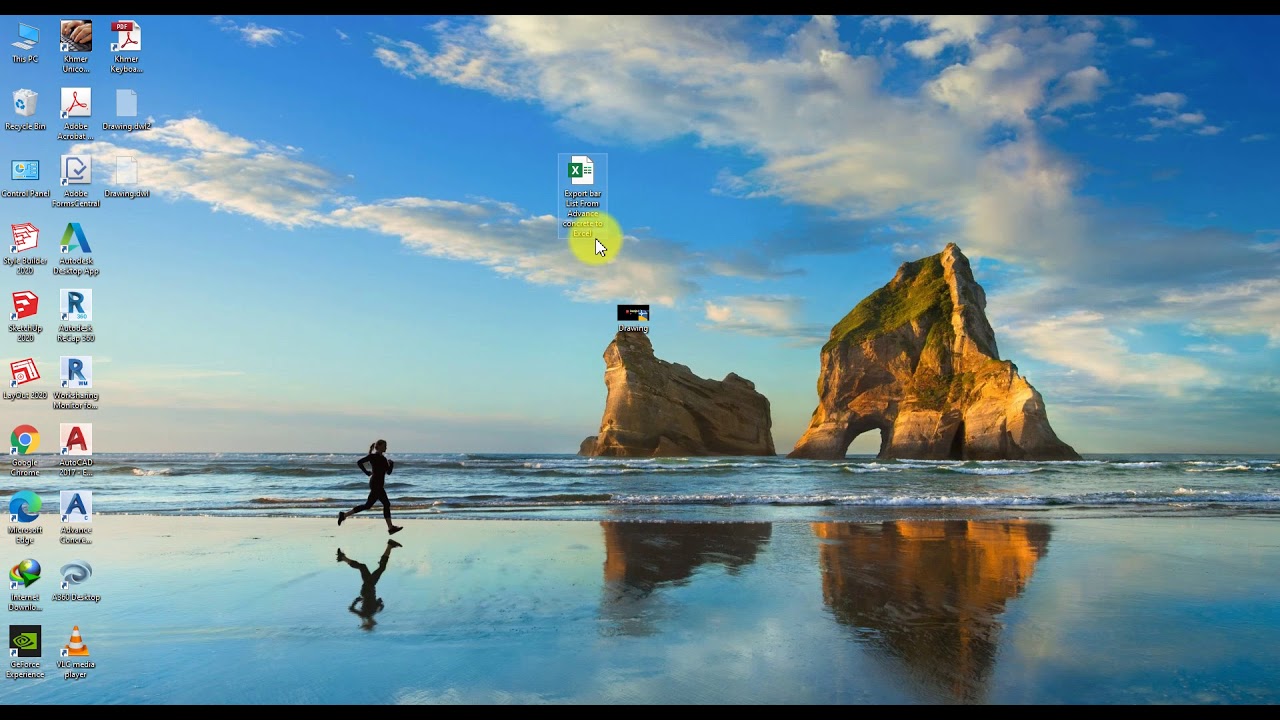 1 How to export Bar List From Advance Concrete to Excel