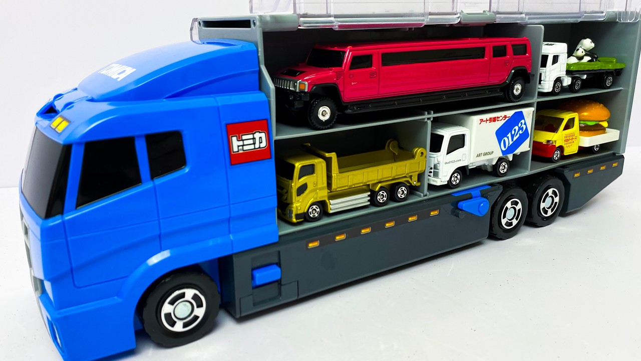 トミカ☆高級ミニカーを開封してコンボイ出発！ホンダNSXも参加☆Unbox luxury miniature cars and hit the road in a convoy!