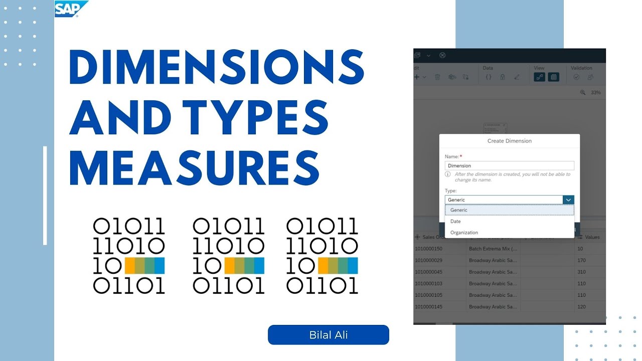 Mastering SAP Analytics Cloud: Measures & Dimensions in SAC