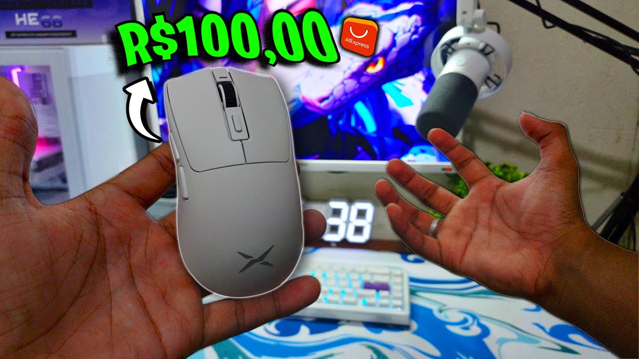 COMPREI o Mouse GAMER mais BARATO do ALIEXPRESS!? - Delux M600 Pro