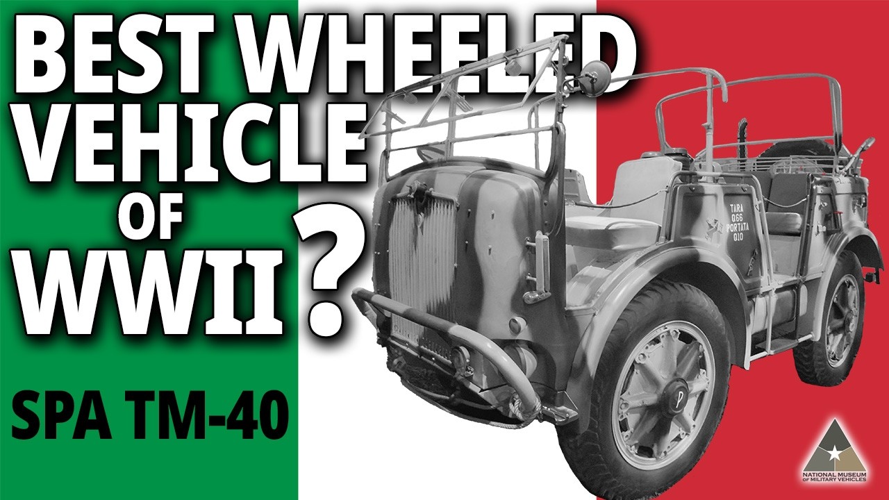 Лучший колёсный автомобиль Второй мировой войны... Fiat SPA TM-40?