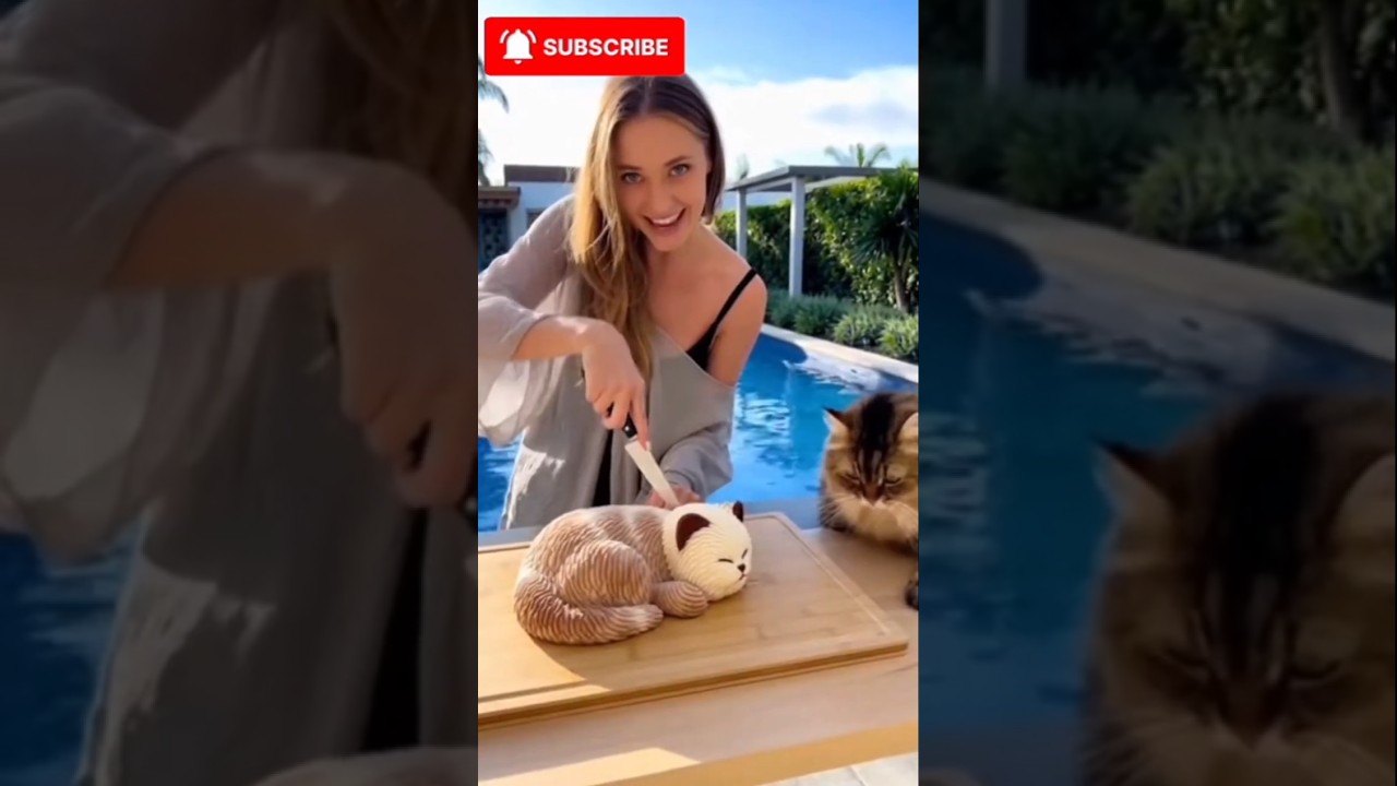 Real cat Freaks Out 