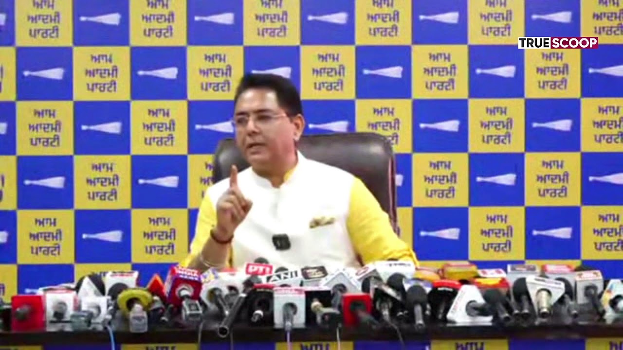 LIVE: Cabinet Minister & AAP Punjab President Aman Arora Addresses Press Conference from Chandigarh
