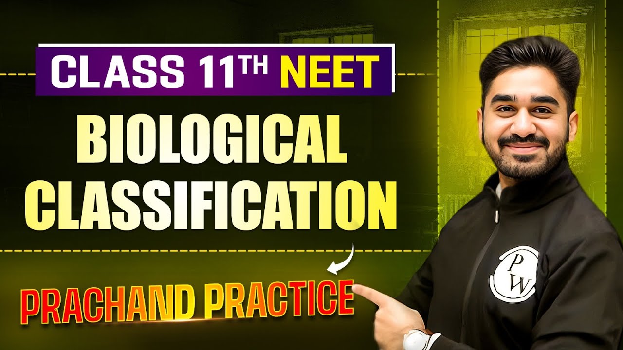Biological Classification PYQ's Video Solution | PRACHAND Practice Series | NEET 2025