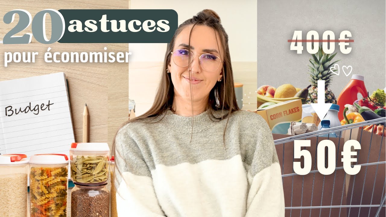 20 astuces pour économiser beaucoup d'argent  | BUDGET EXTREME
