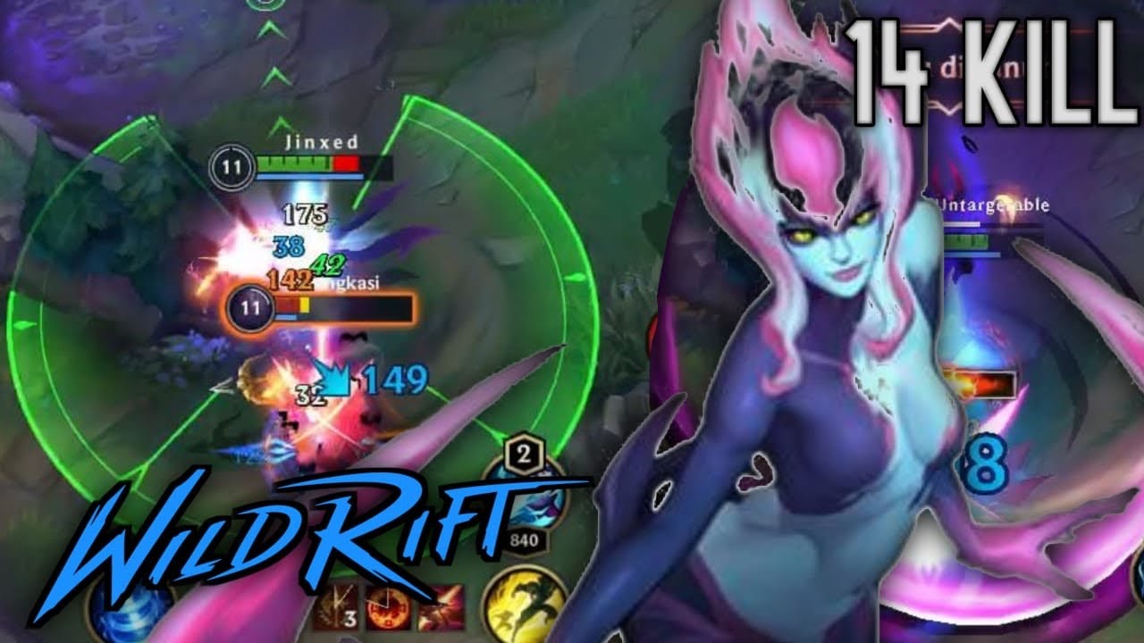 EVELYNN Gameplay Jungle ( Build & Runes ) Wild Rift - Season 3
